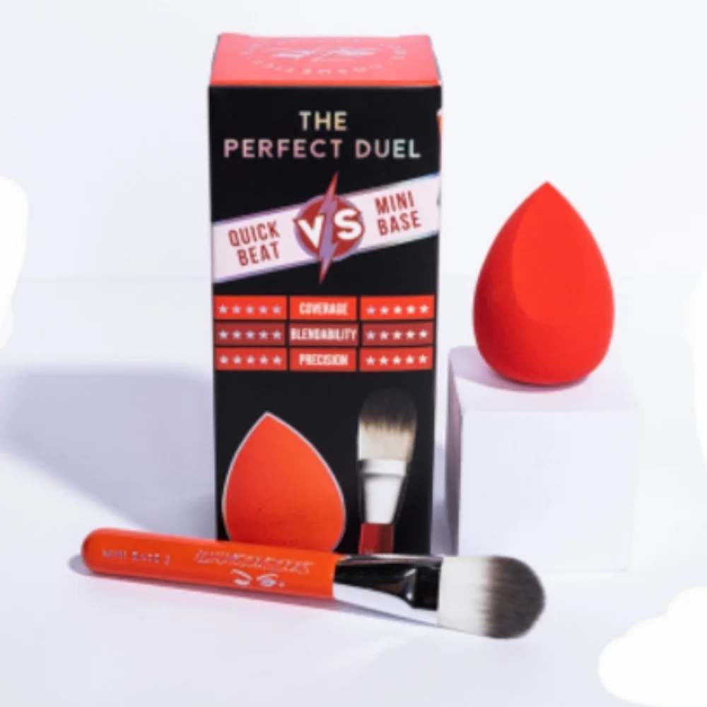 New FLIRTACIOUS LOOKS COSMETICSThe Perfect Duel: Foundation Travel Set